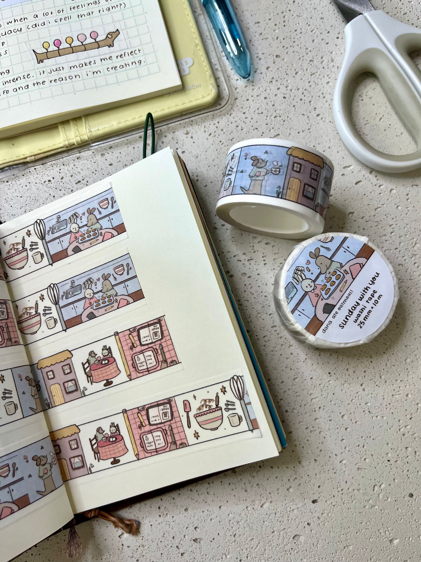 sunday with you washi tape