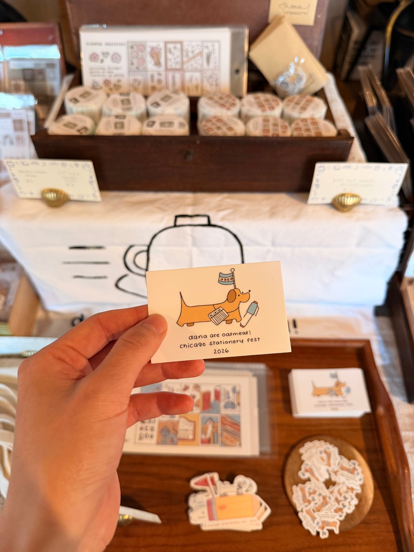 chicago stationery fest vinyl sticker