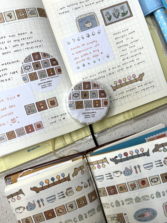 patchwork washi tape