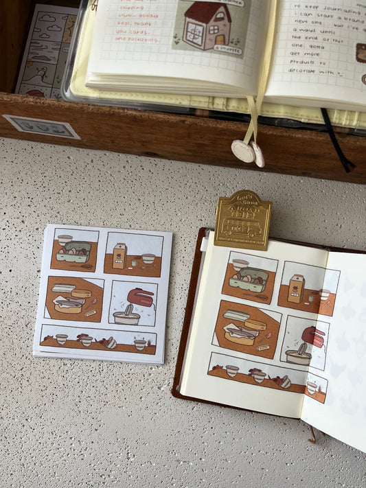 birthday cake sticker sheet