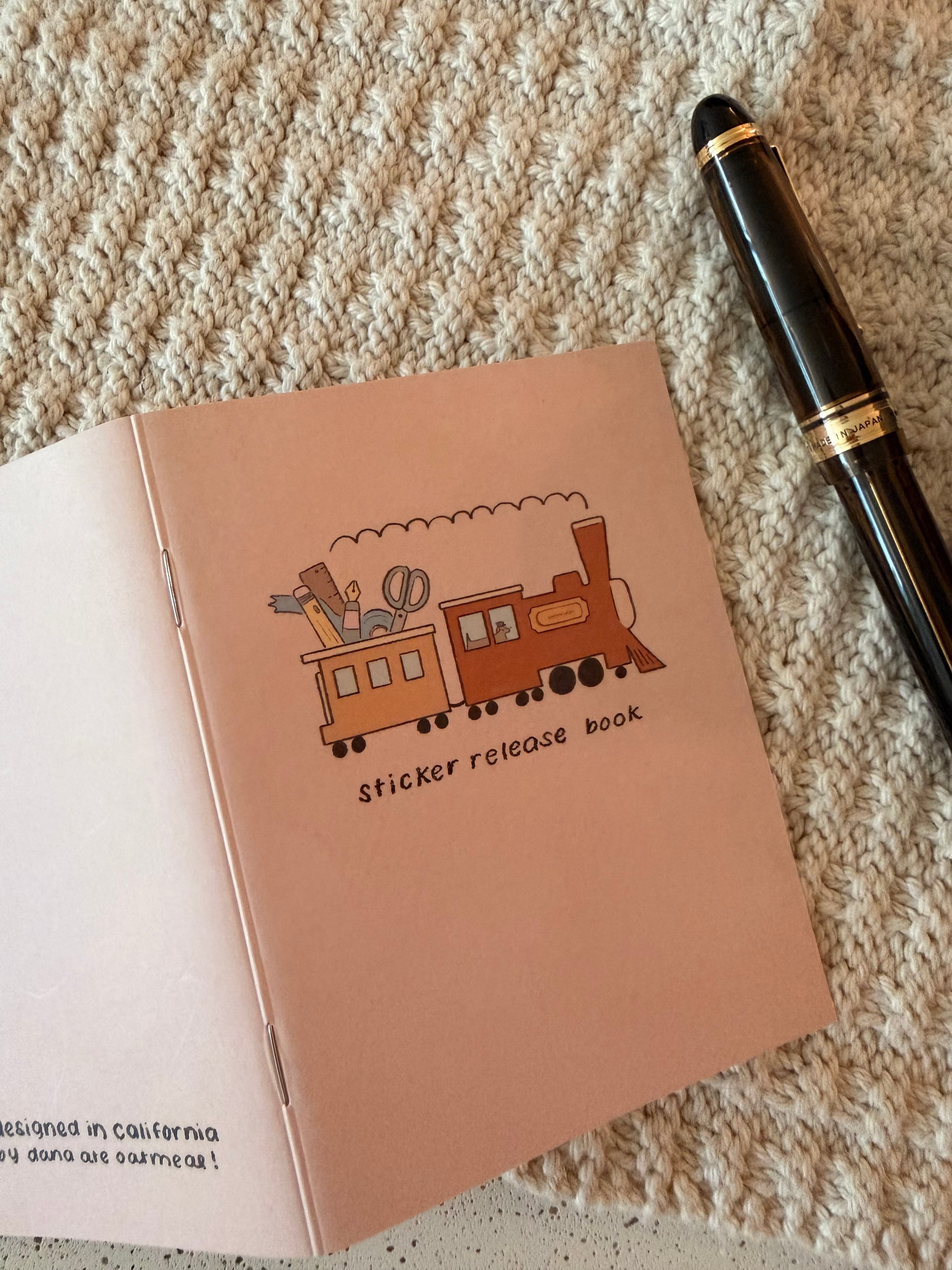 stationery train sticker release passport insert