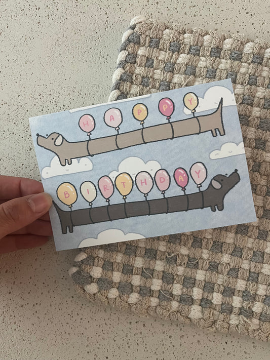 happy birthday weenie balloons