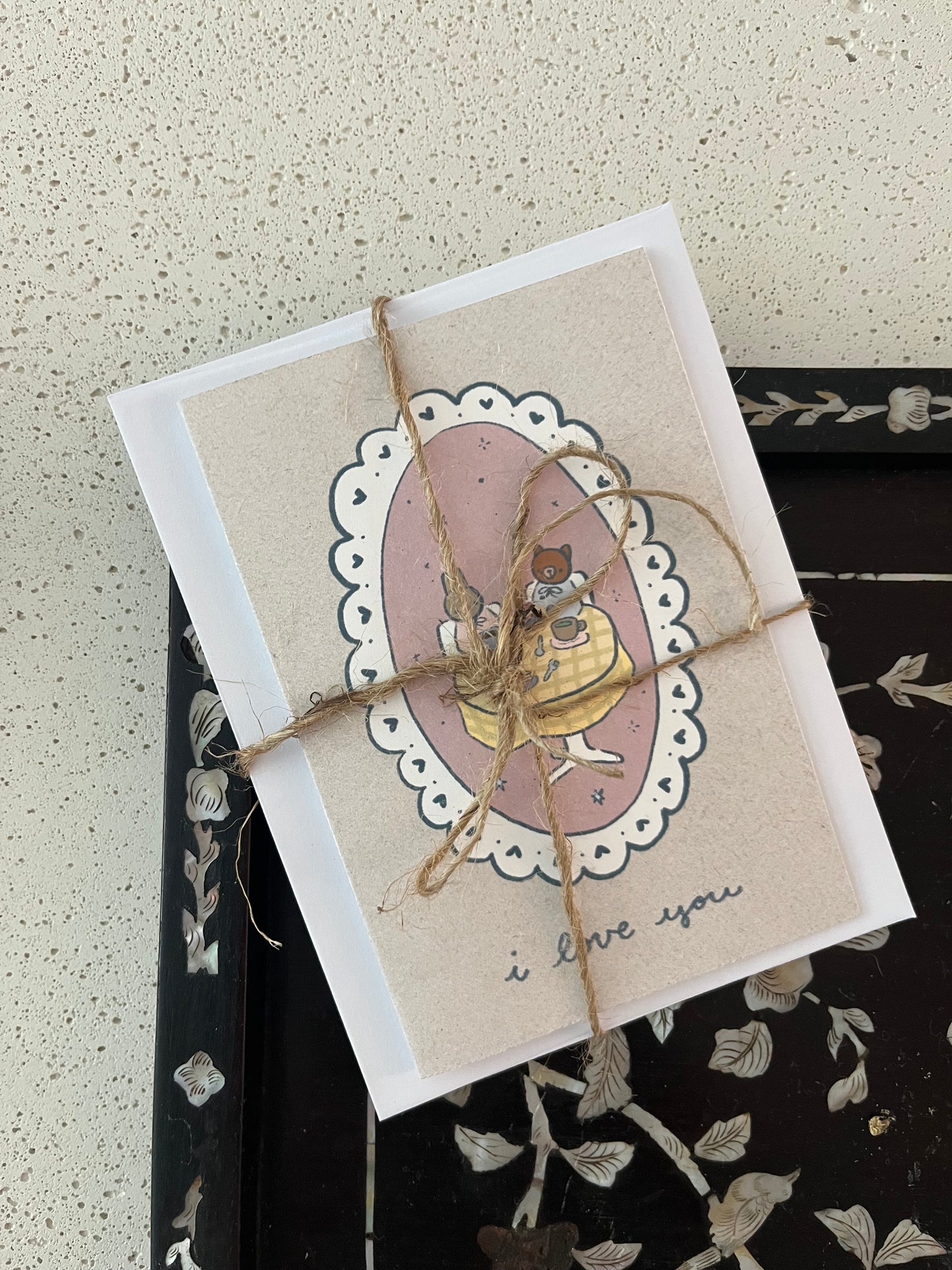 i love you bunny and bear