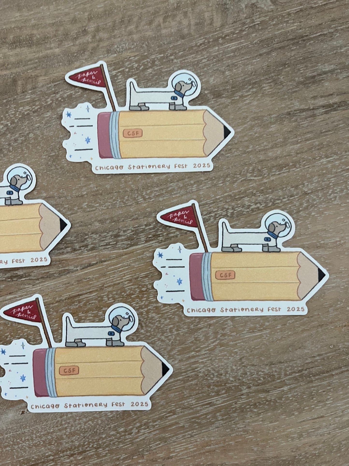 chicago stationery fest 2025 vinyl sticker