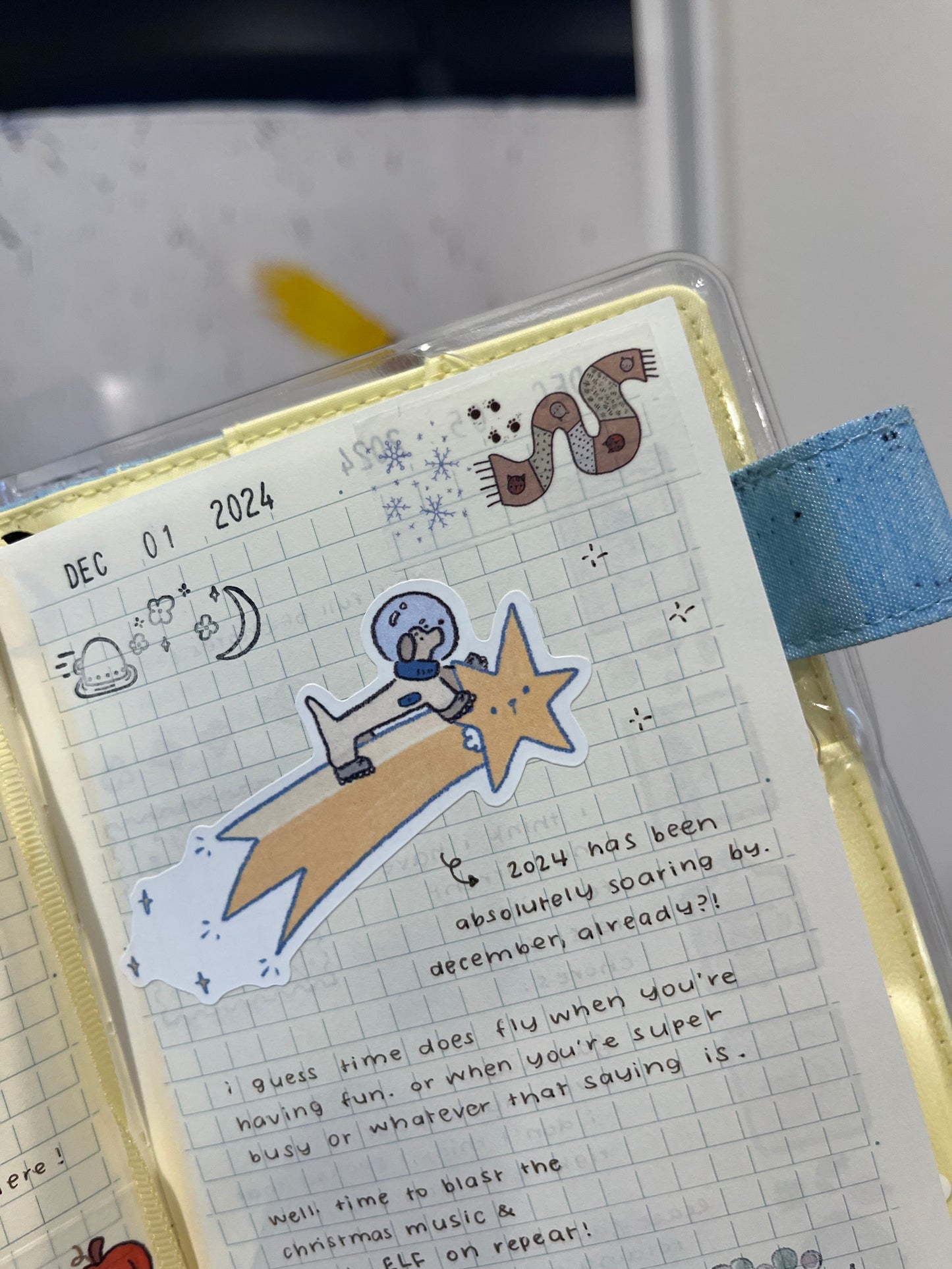 shooting star transportation vinyl sticker