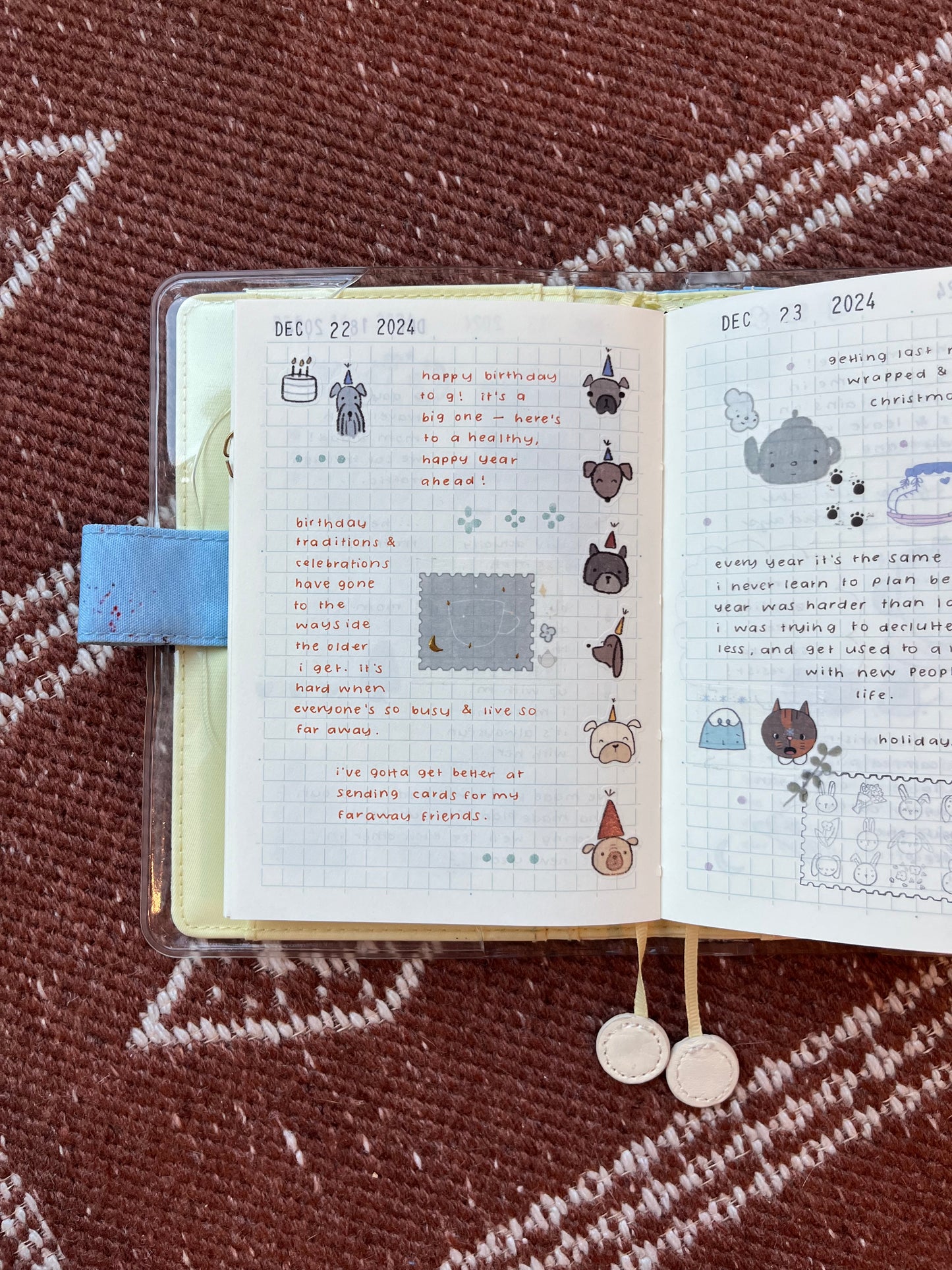 party dogs sticker sheet