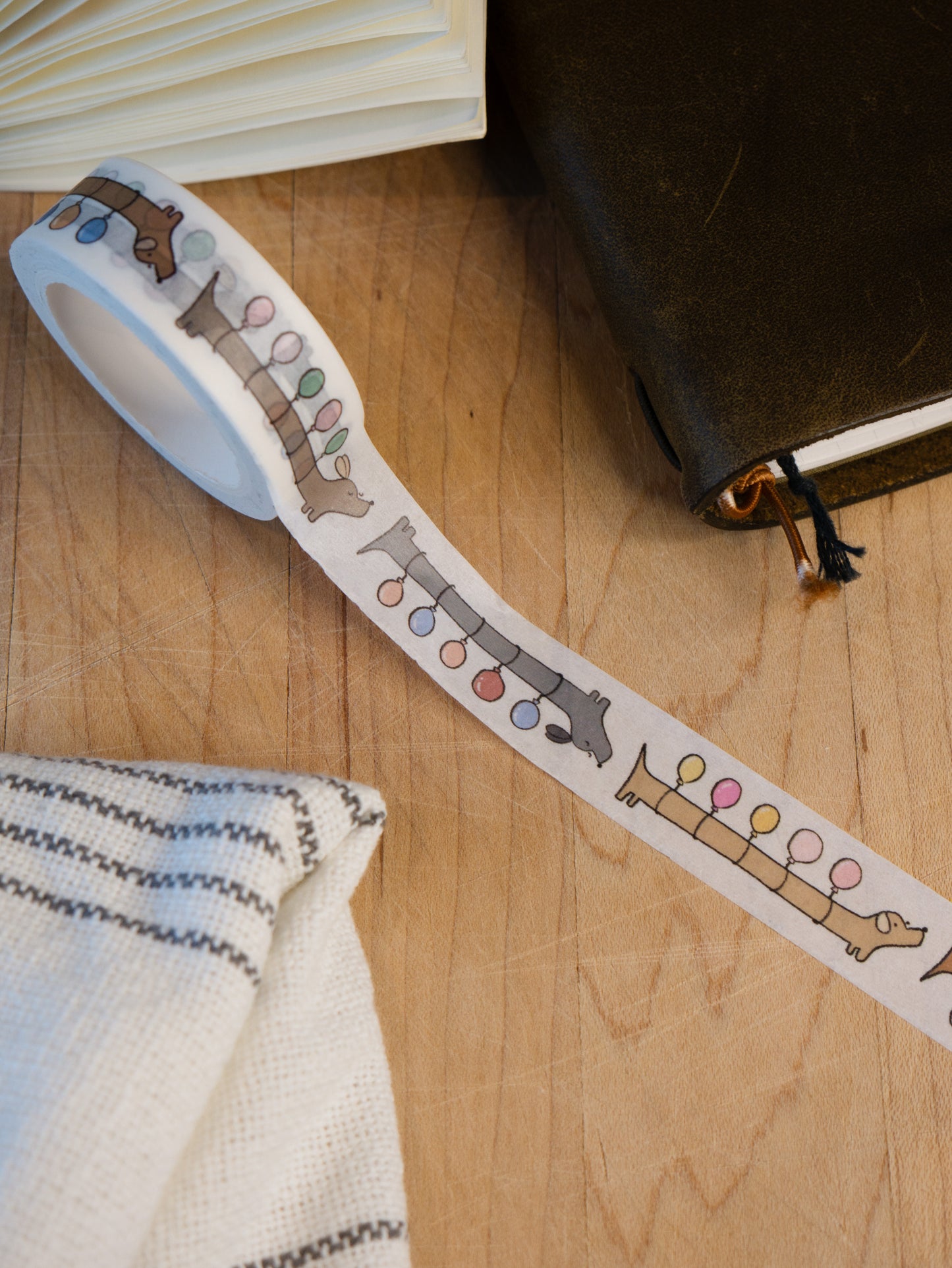 balloon dogs washi tape