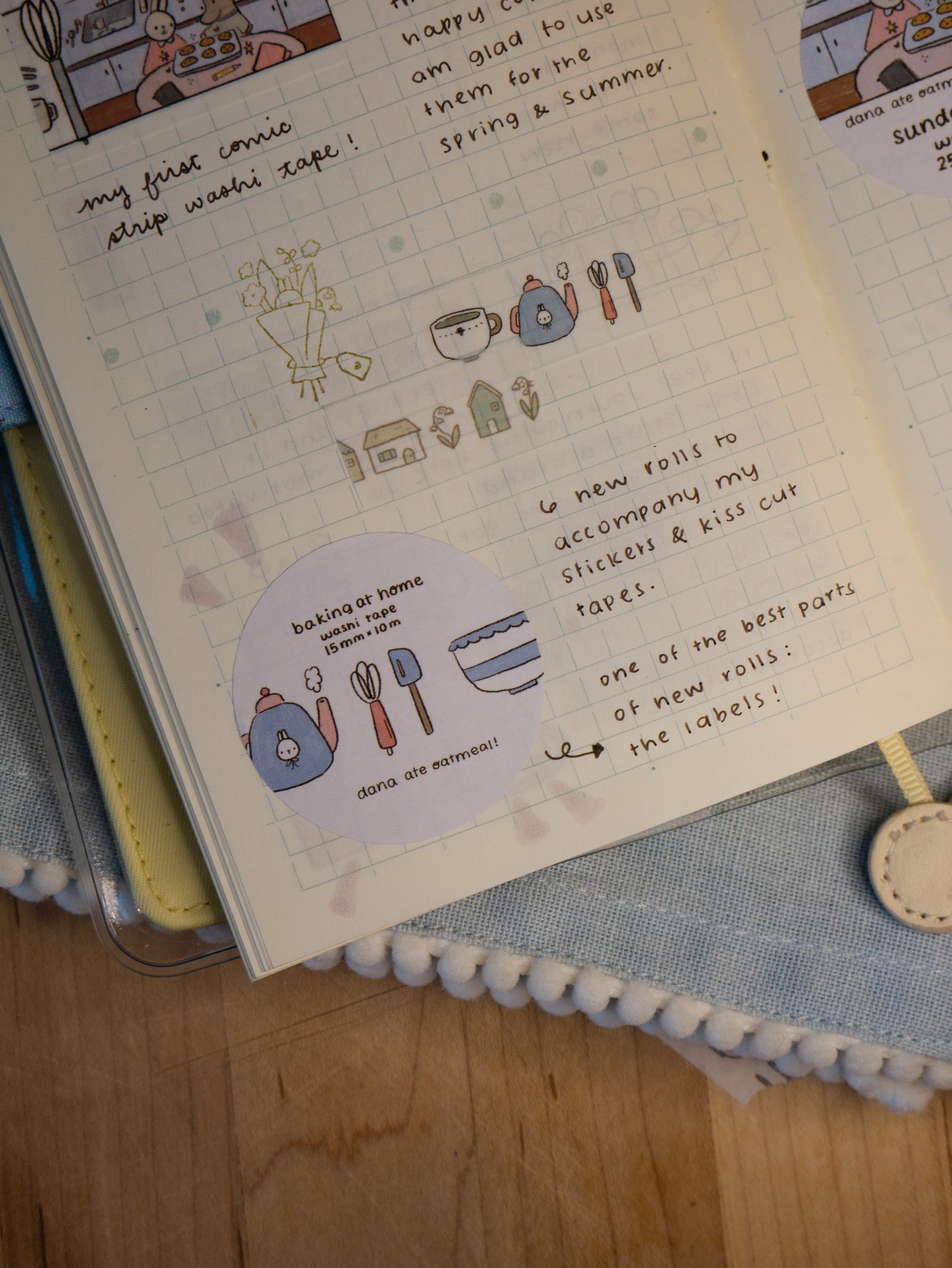 baking at home washi tape