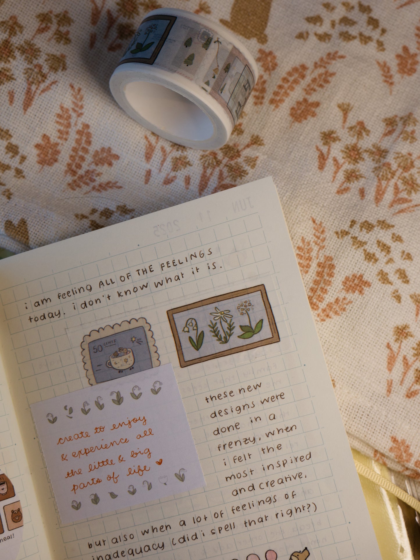 bunny and bear washi tape