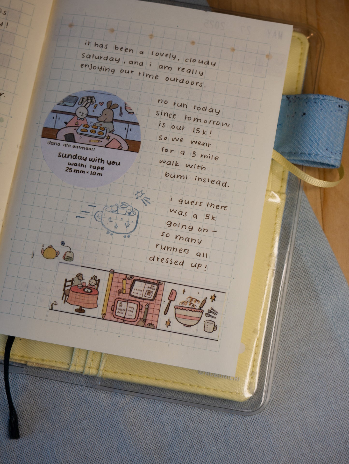 sunday with you washi tape