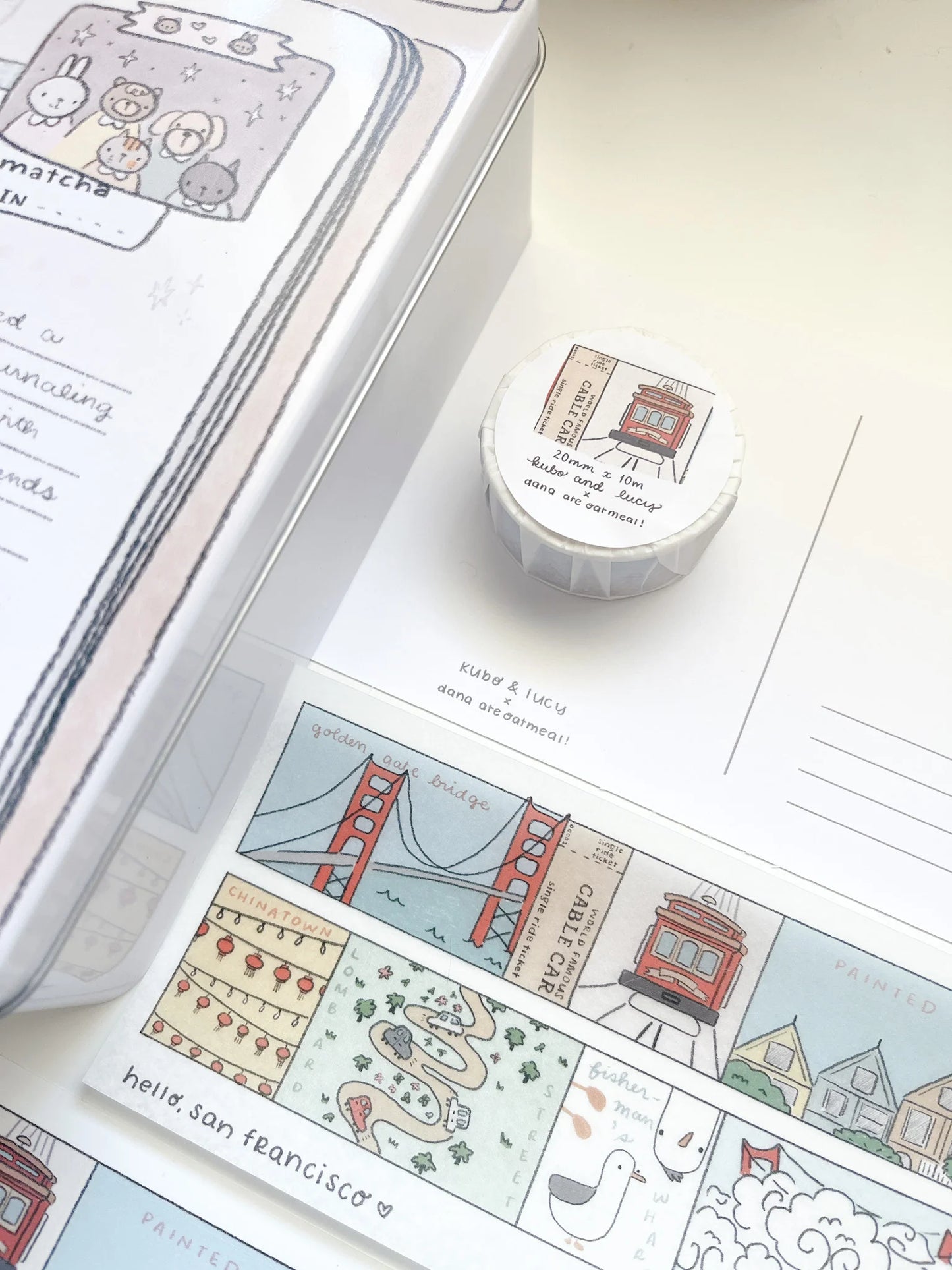 hello, san francisco washi tape