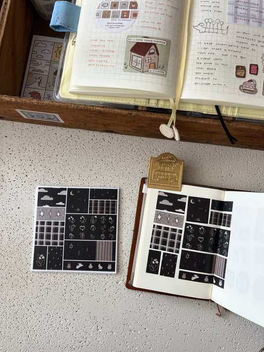 quilt sticker sheet