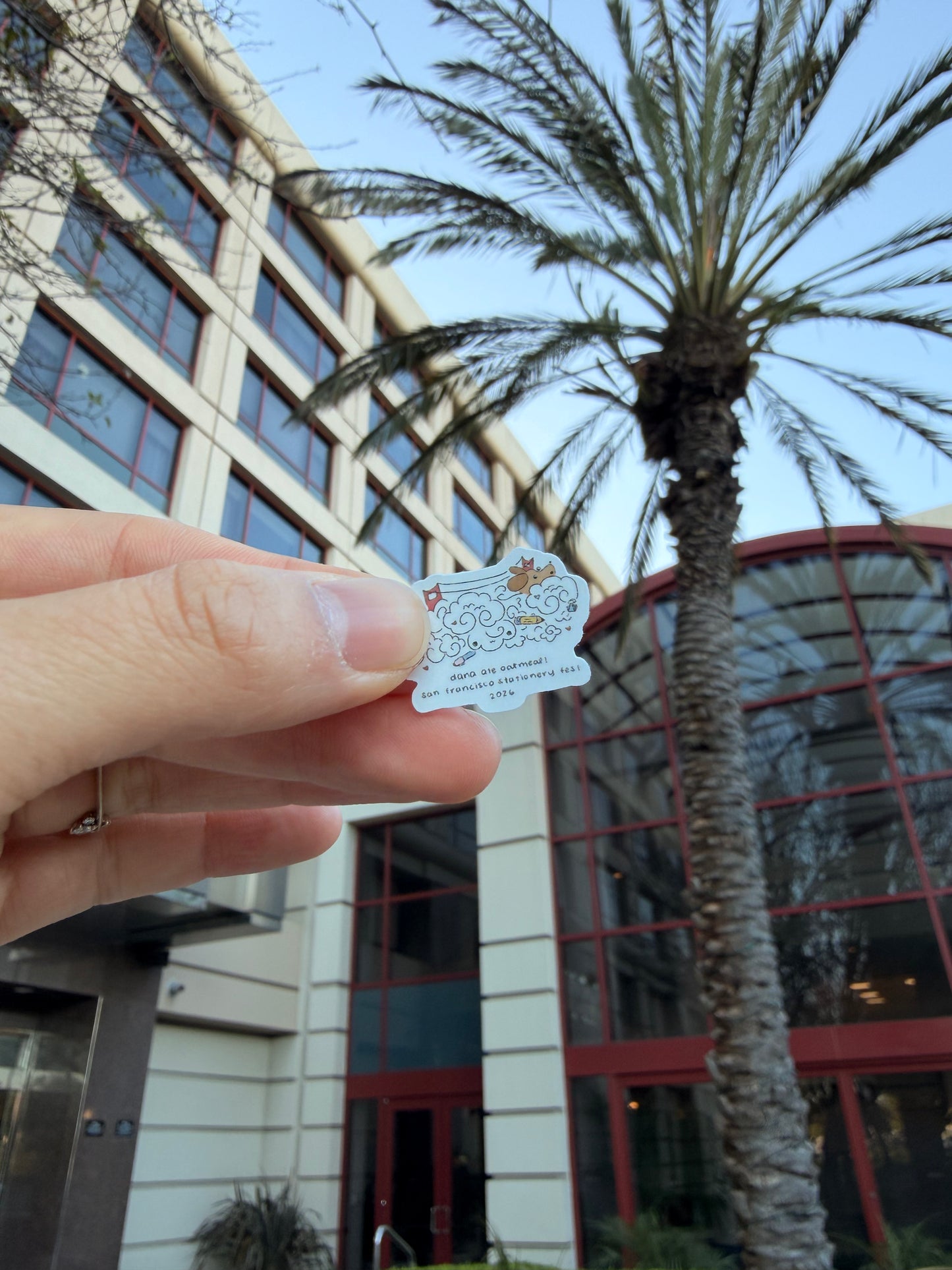san francisco stationery fest 2026 mini vinyl sticker