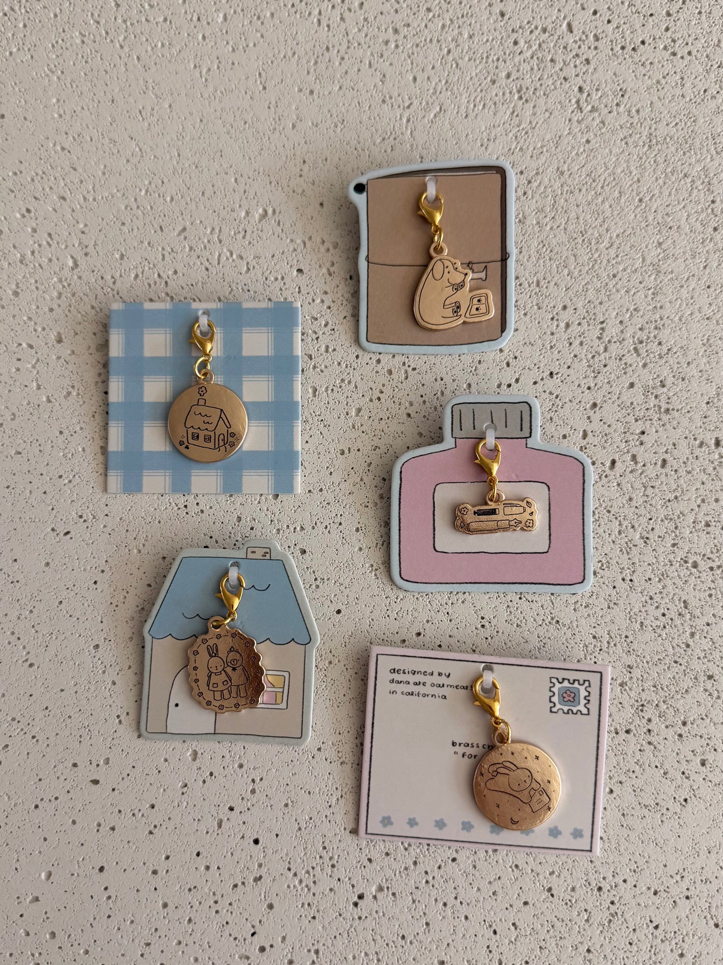 brass charm bundle