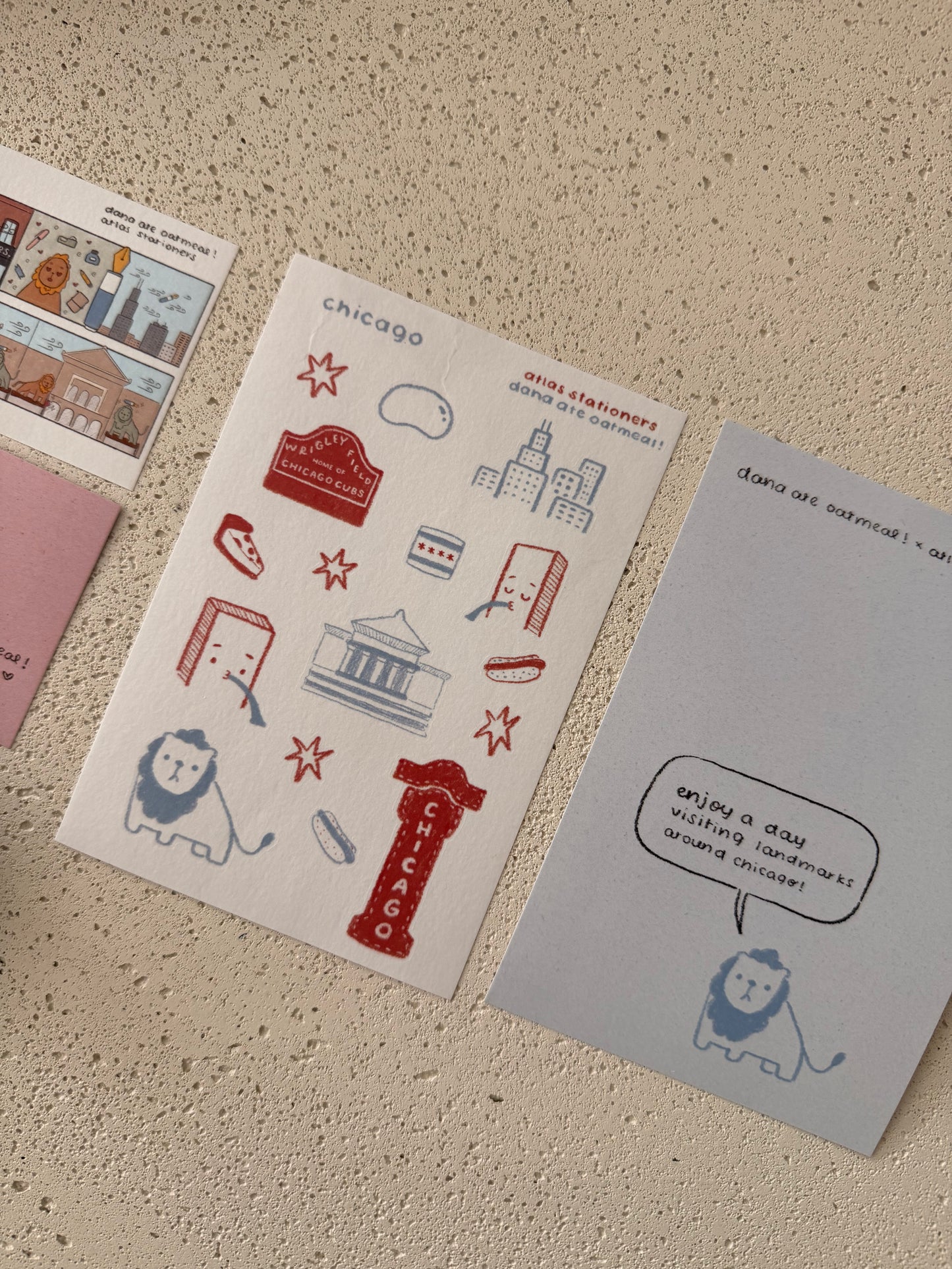 chicago (dana ate oatmeal! x atlas stationers)