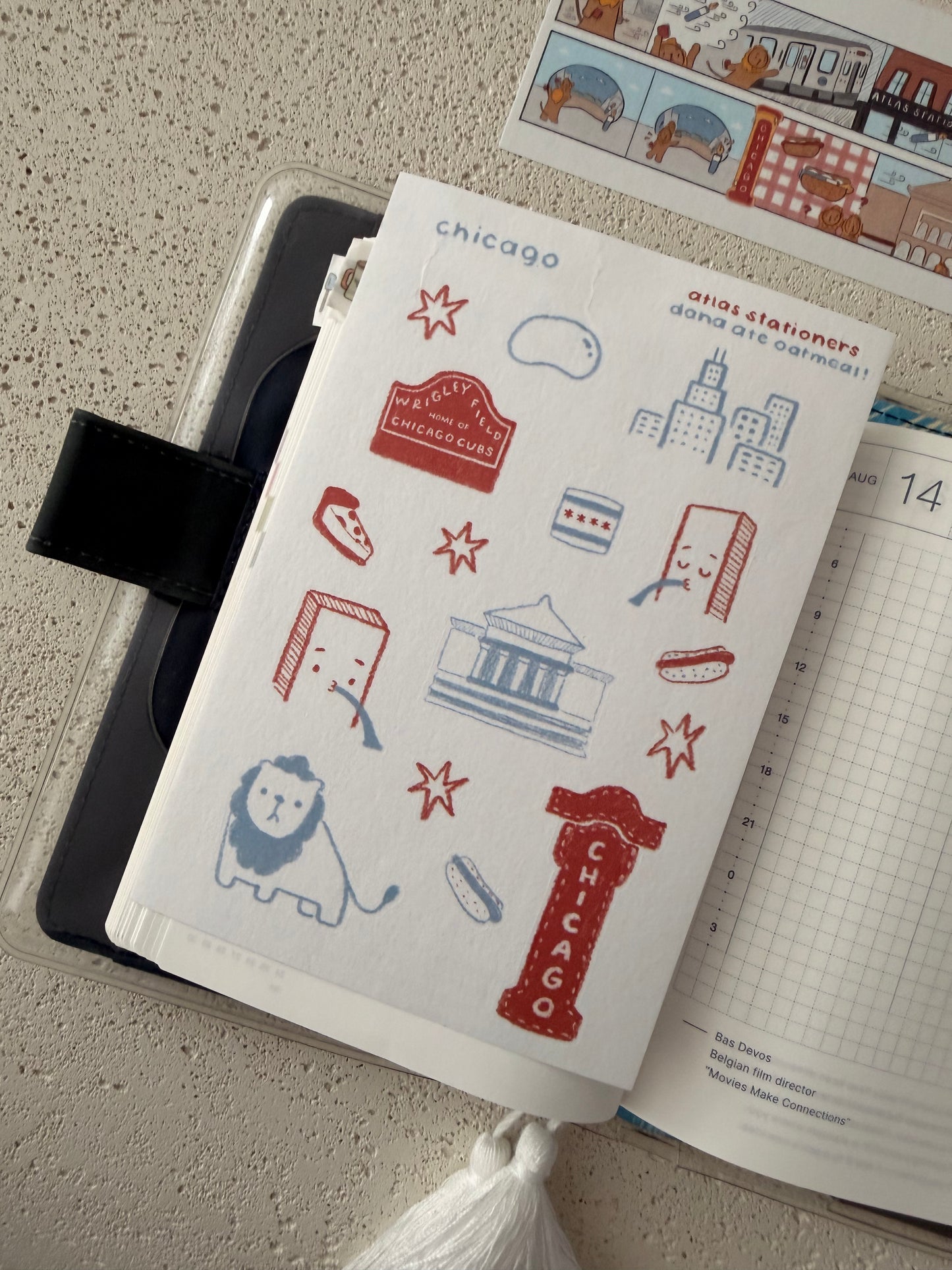 chicago (dana ate oatmeal! x atlas stationers)