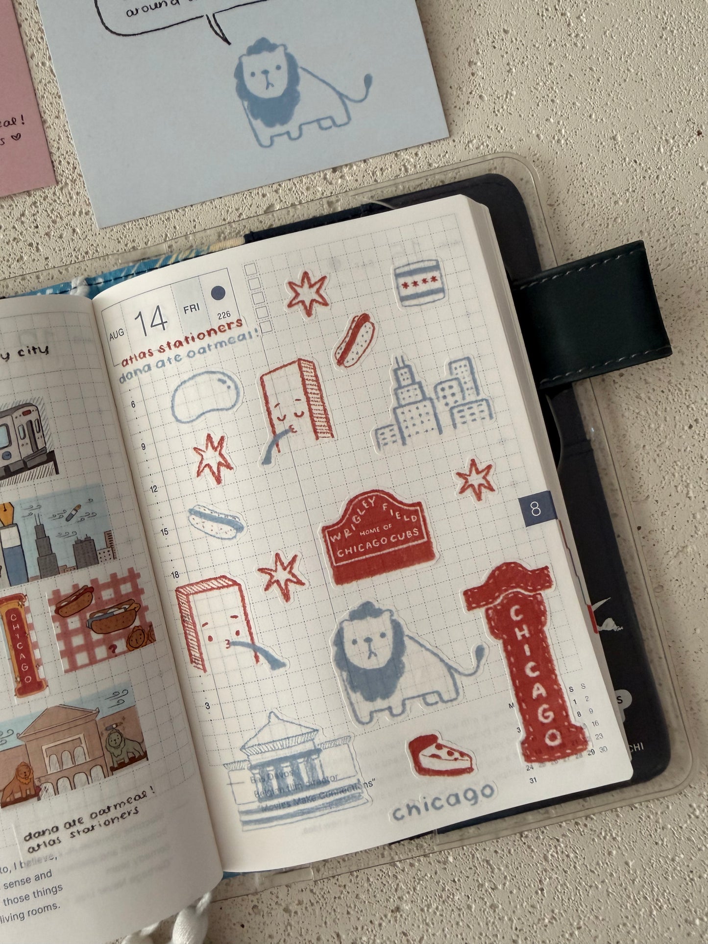 chicago (dana ate oatmeal! x atlas stationers)