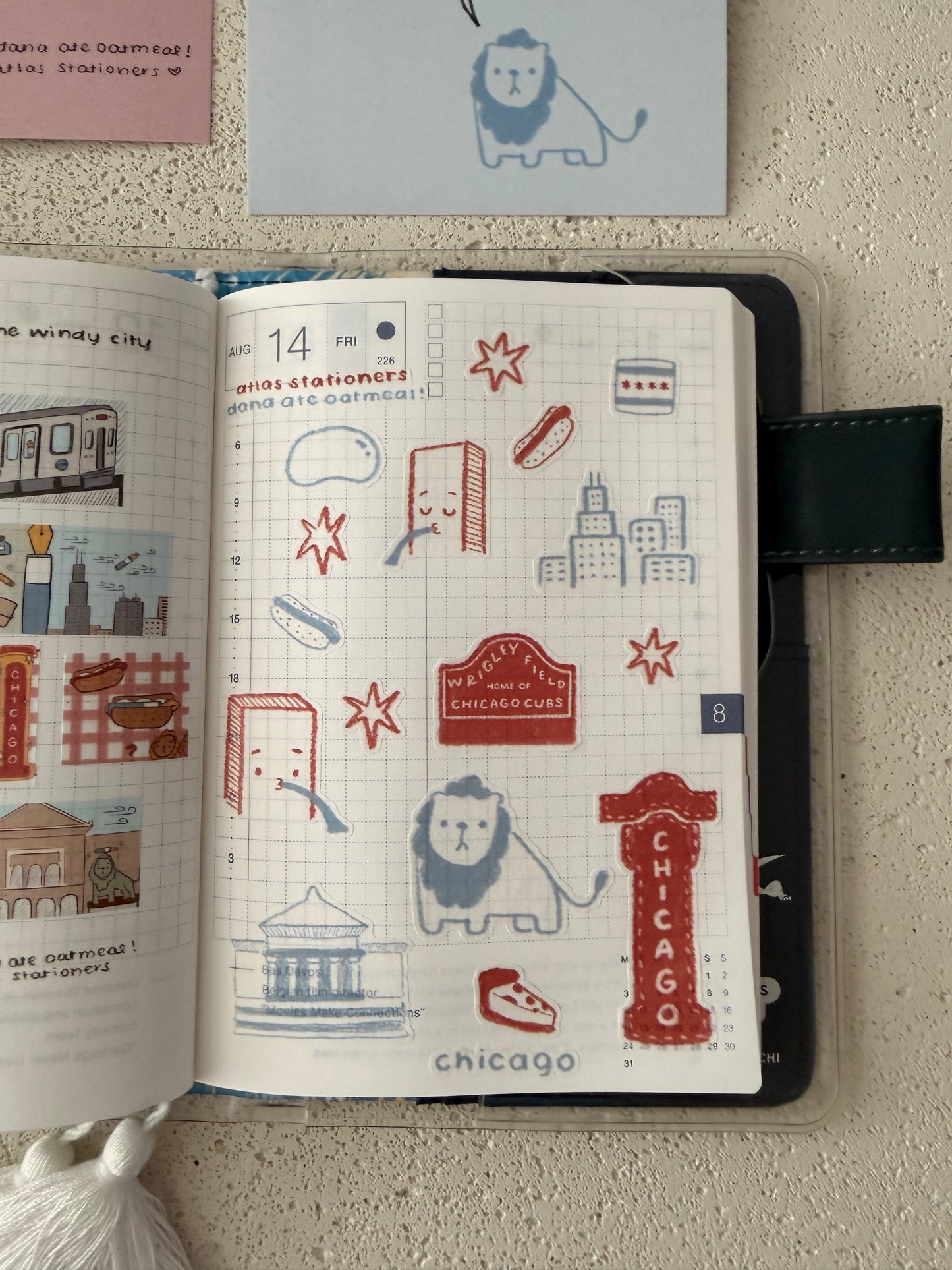 chicago (dana ate oatmeal! x atlas stationers)
