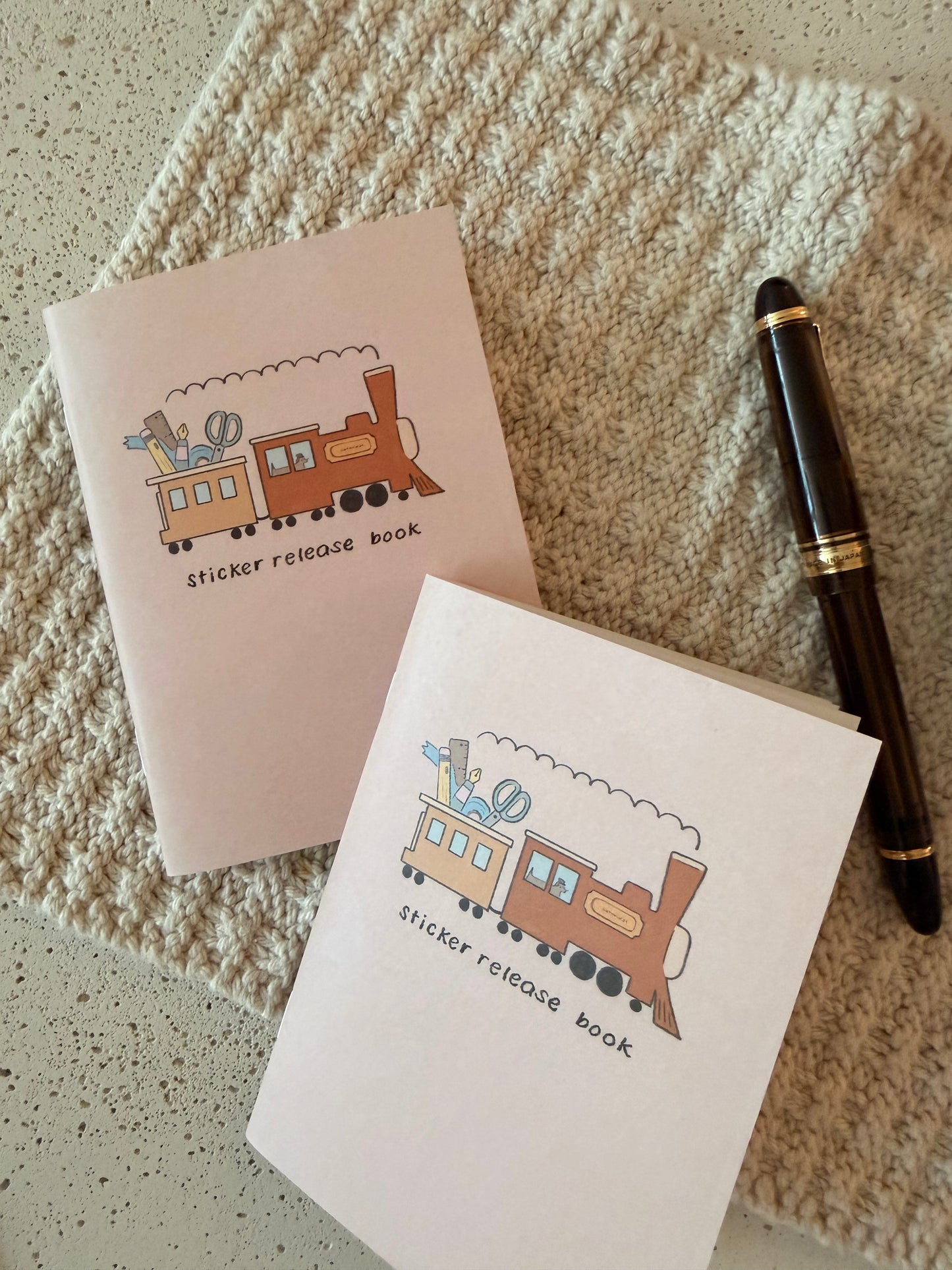stationery train sticker release passport insert