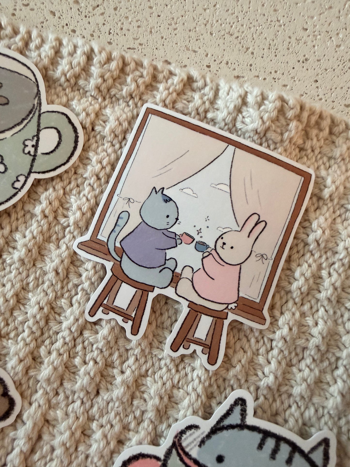 cheers! vinyl sticker
