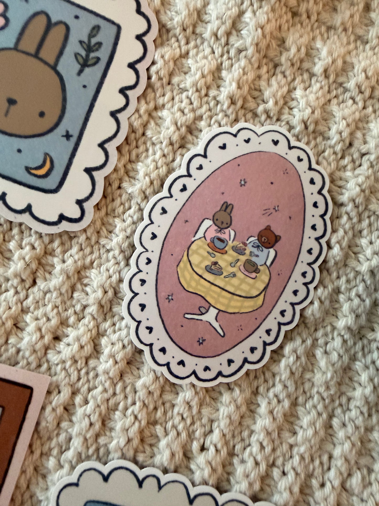feast among the stars vinyl sticker