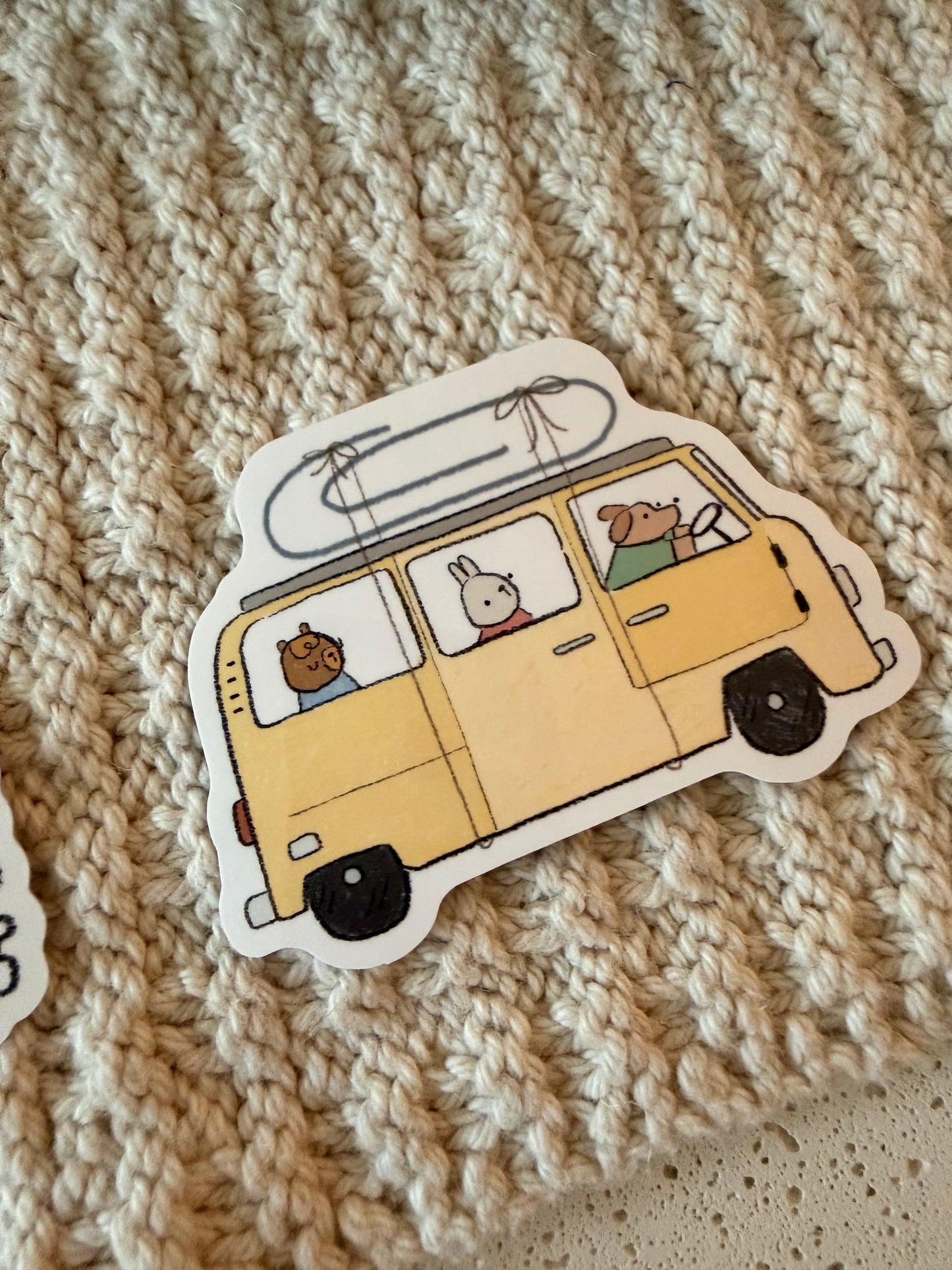 carpool air mail vinyl sticker