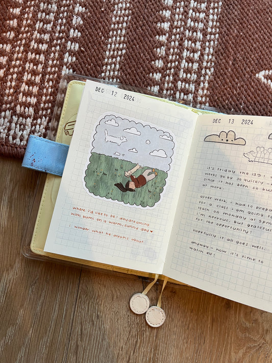 daydreaming vinyl sticker