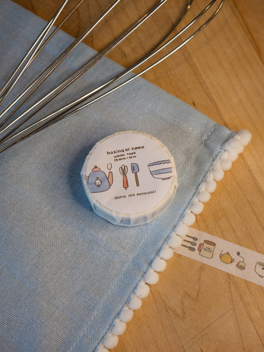 baking at home washi tape
