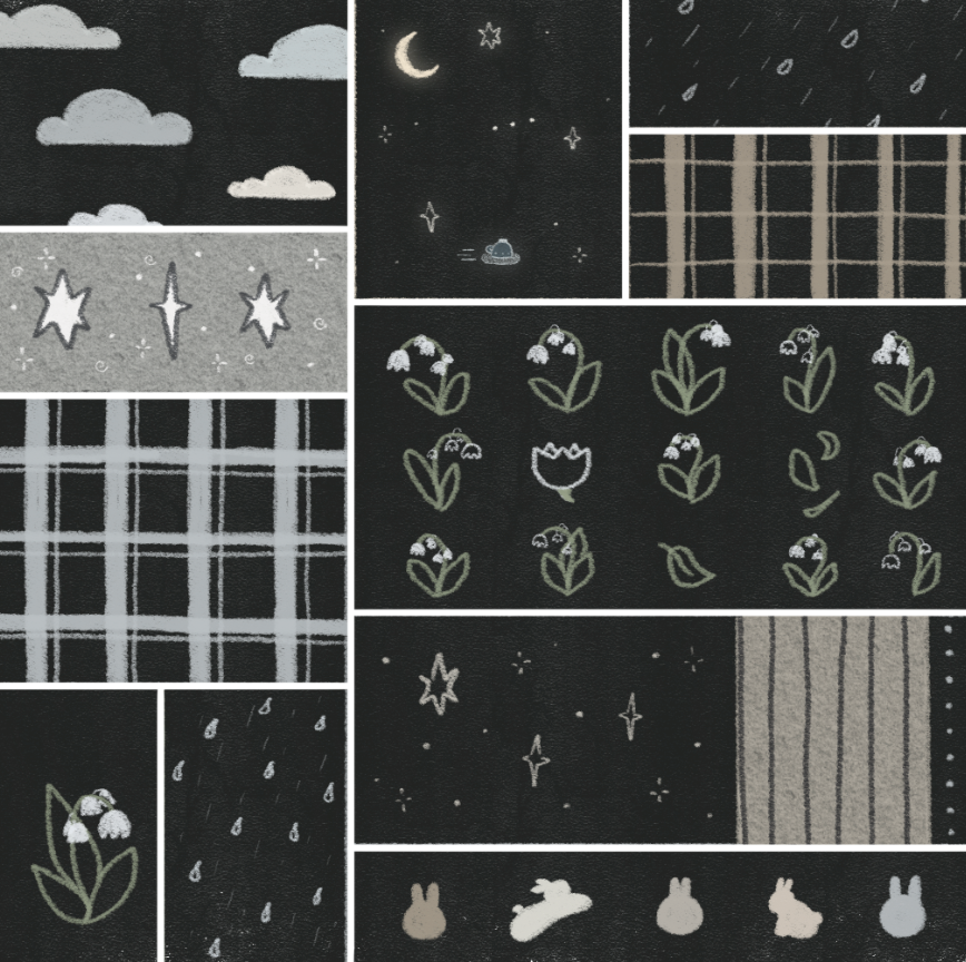 quilt sticker sheet