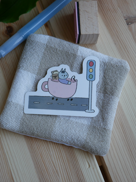 mail delivery vinyl sticker