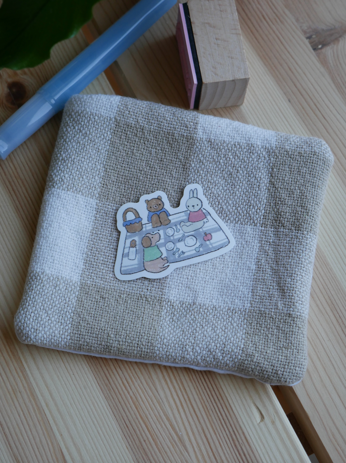 picnic time vinyl sticker