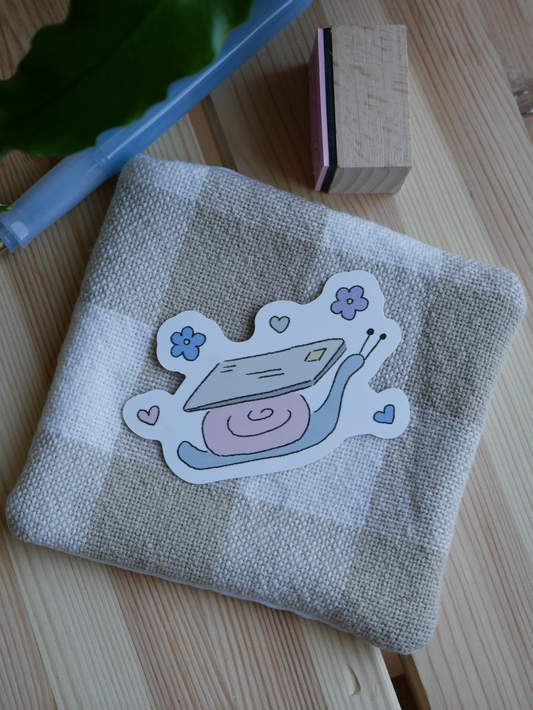 snail mail vinyl sticker