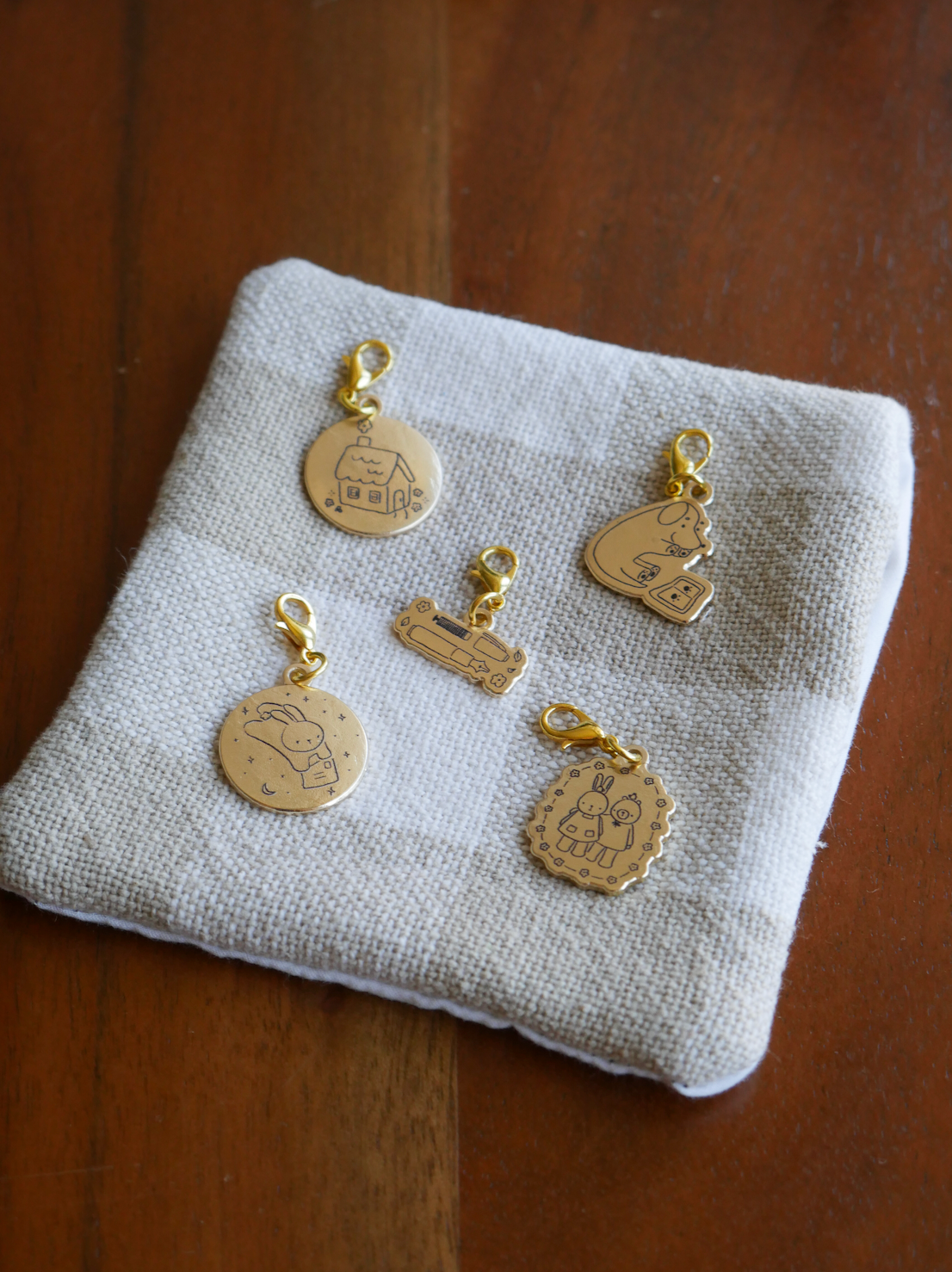 brass charm bundle