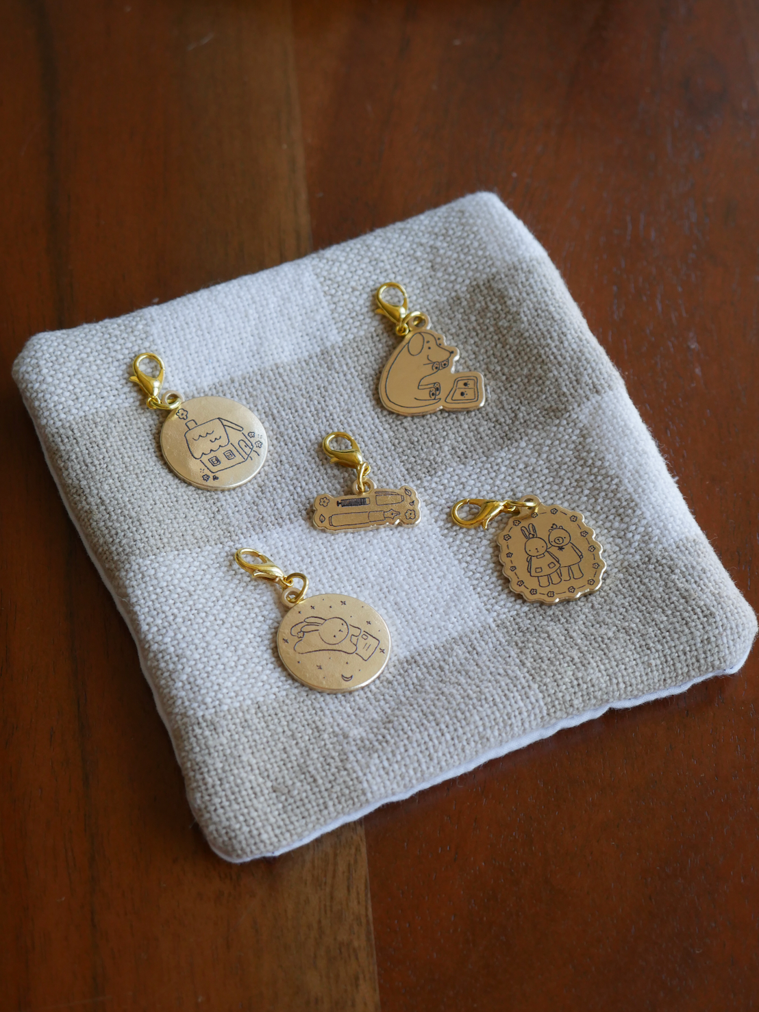 brass charm bundle