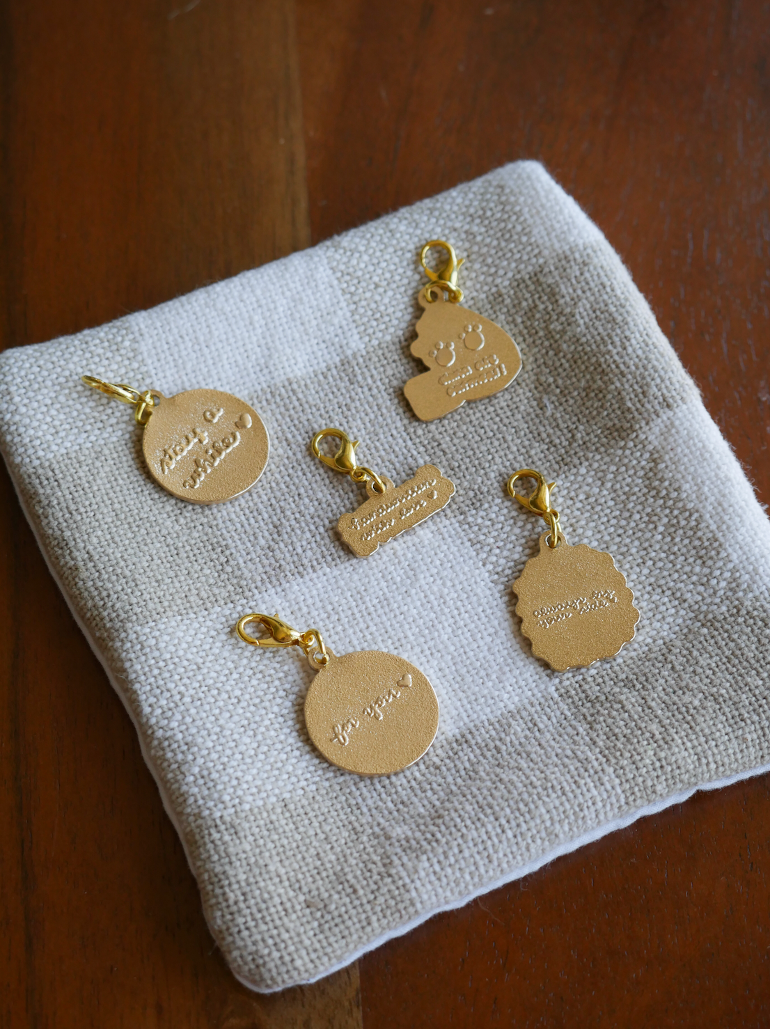 brass charm bundle