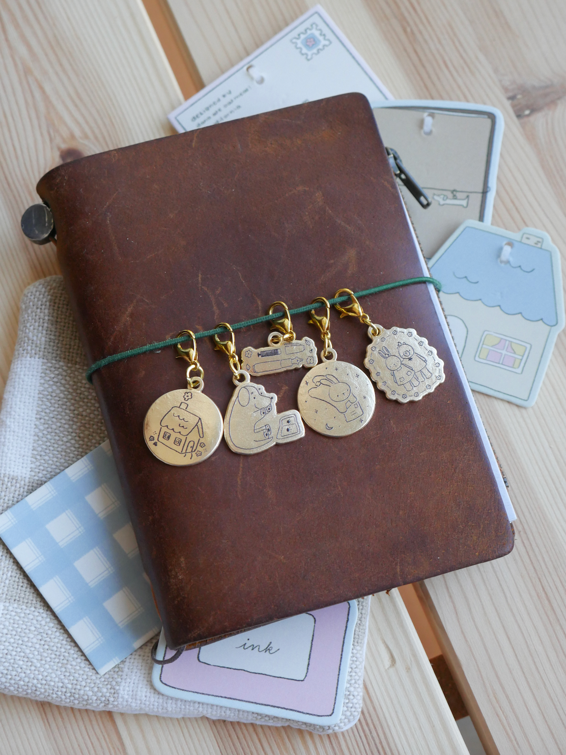 brass charm bundle